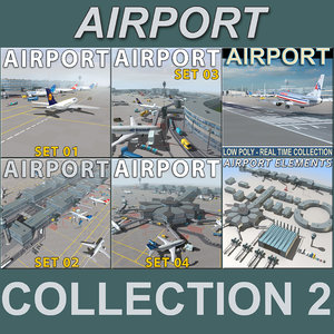 3d model airports air