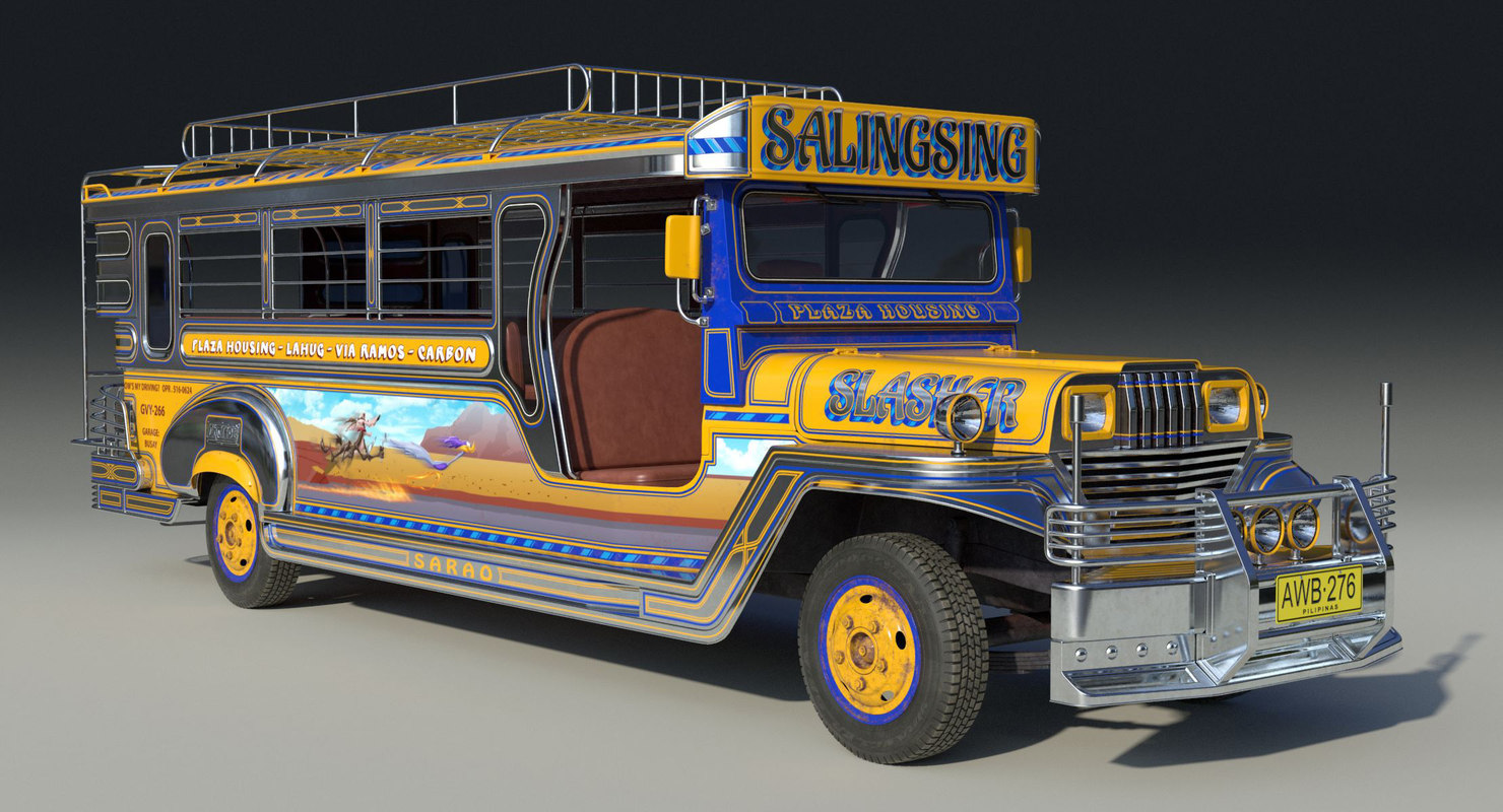 philippine jeepney obj