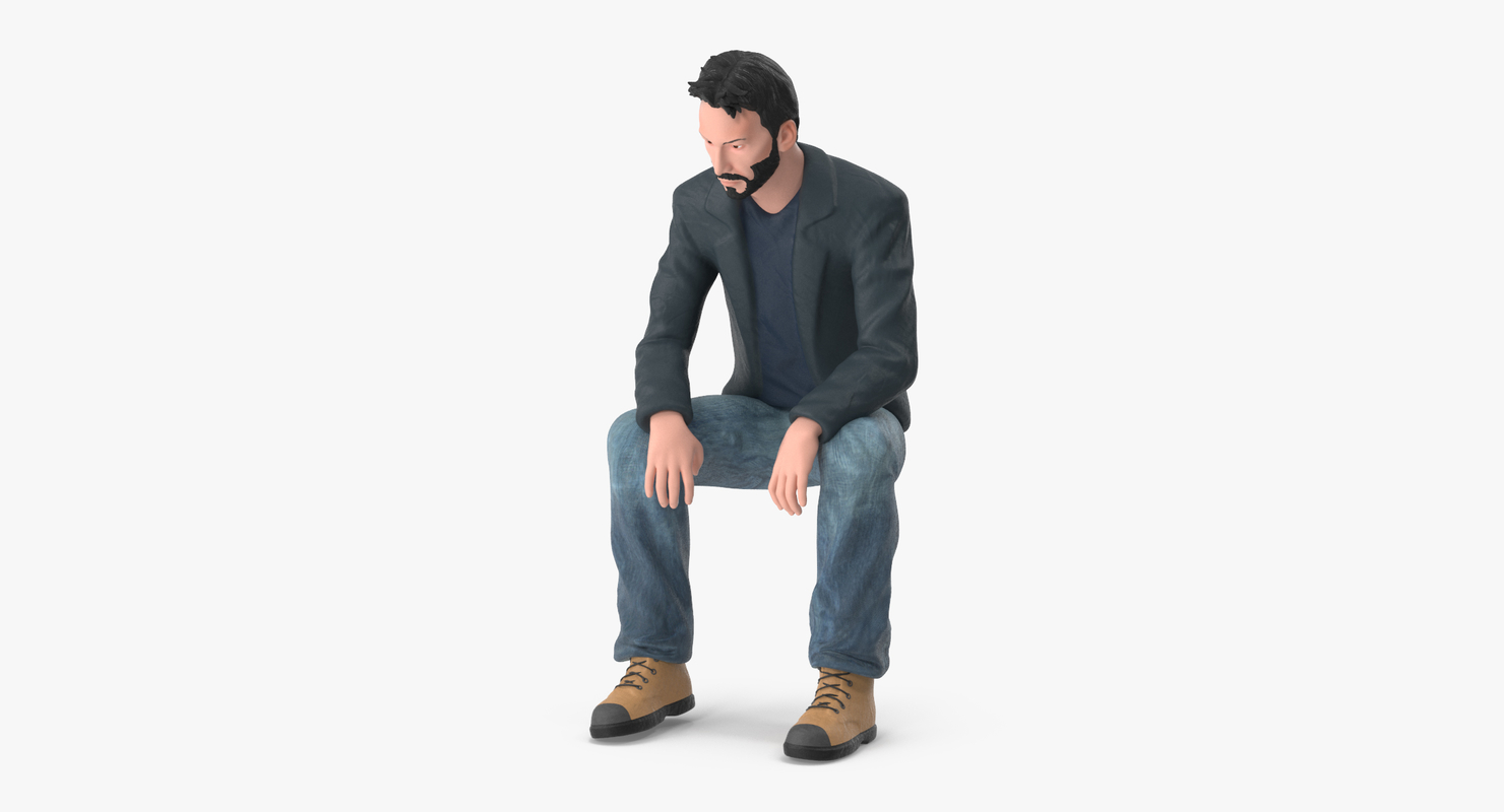 sad keanu action figure