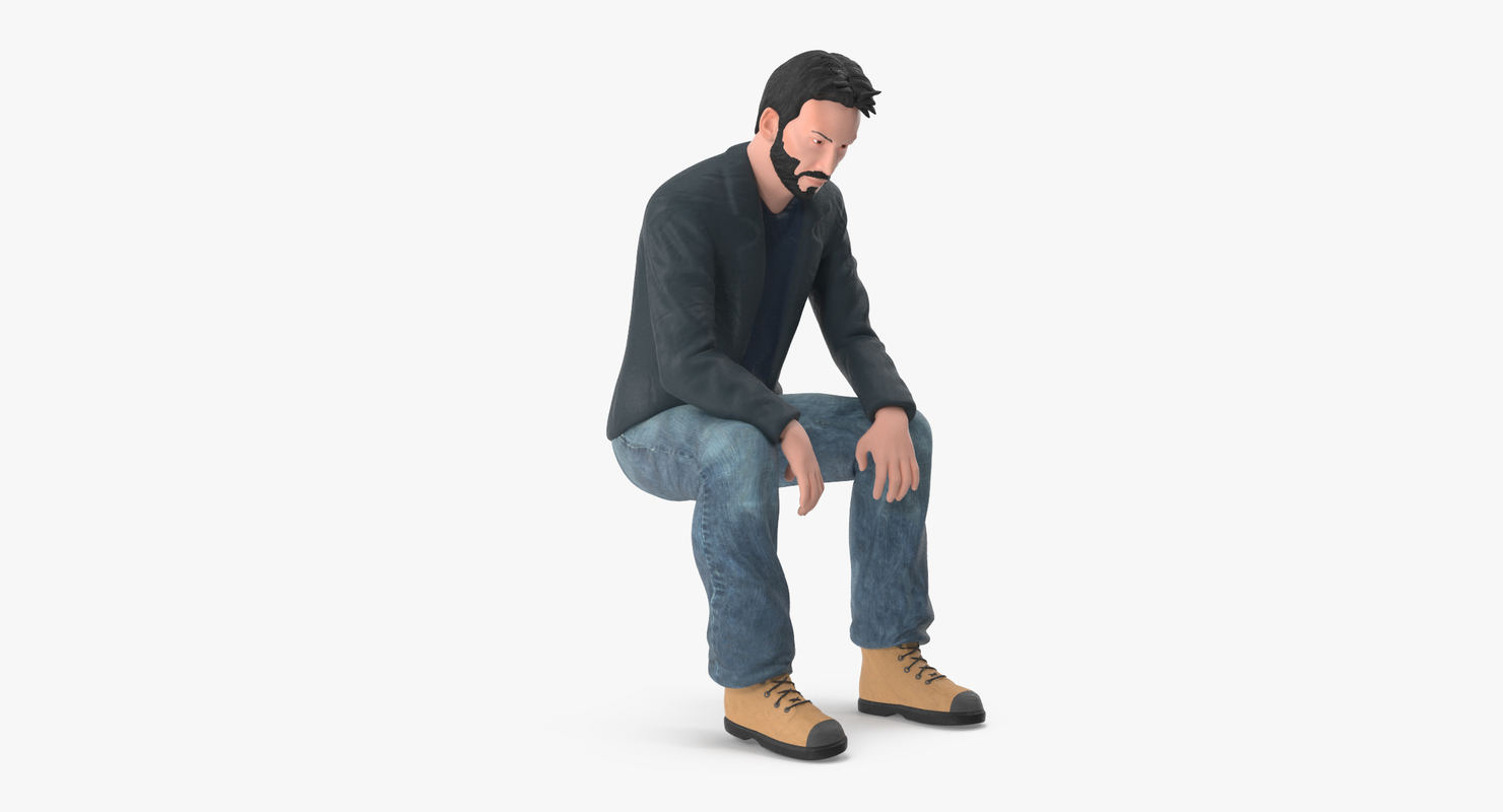 sad keanu action figure