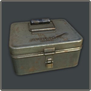 metal box 3d model