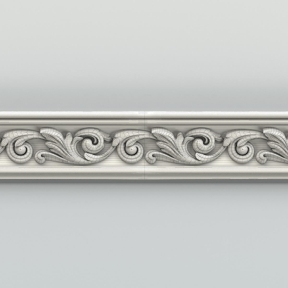 decorative molding 3d max