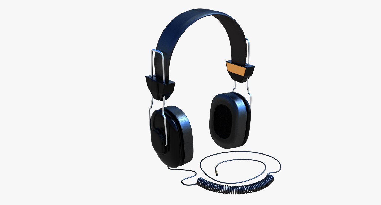 Headphones Settings 3d Obj