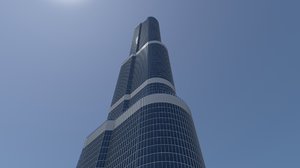 3d trump tower chicago building