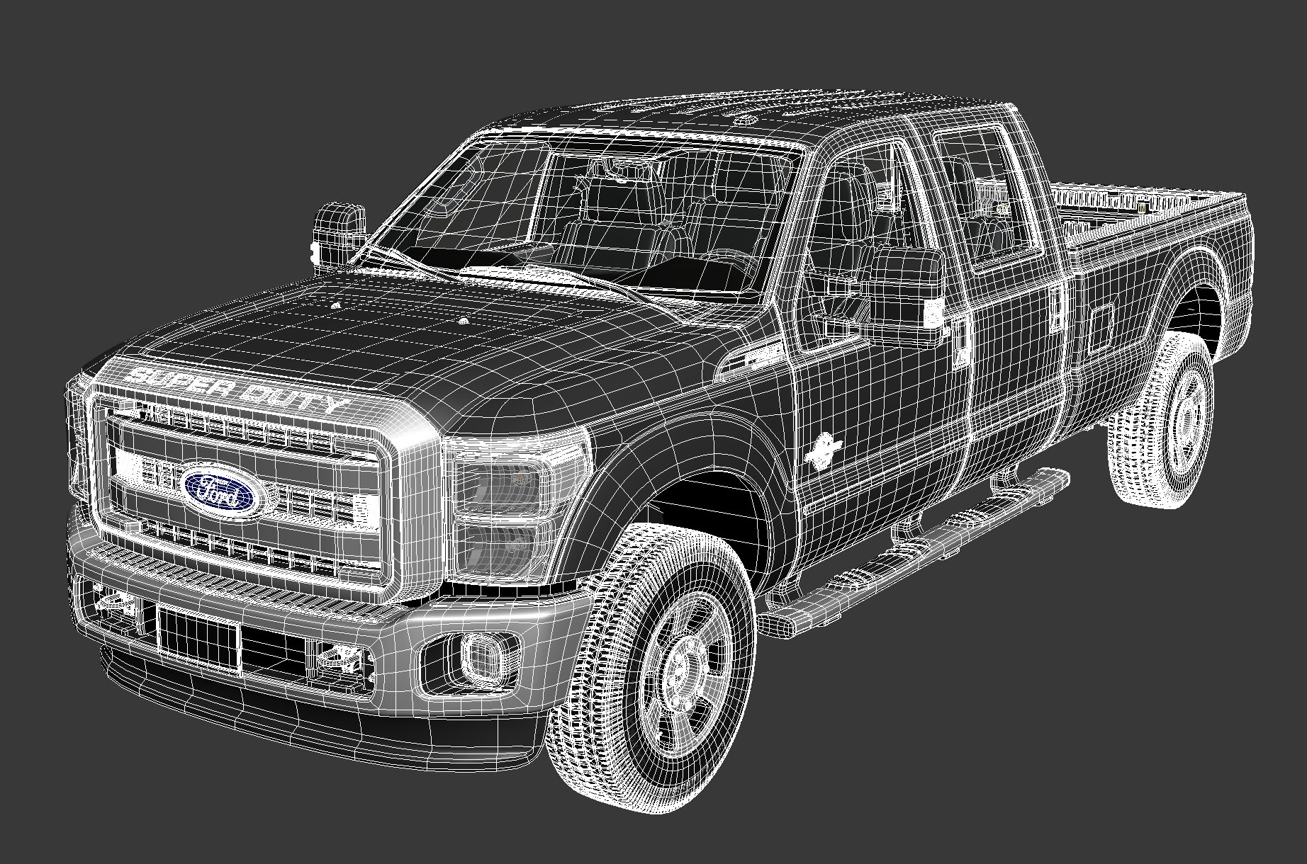 3d Model F F 350 