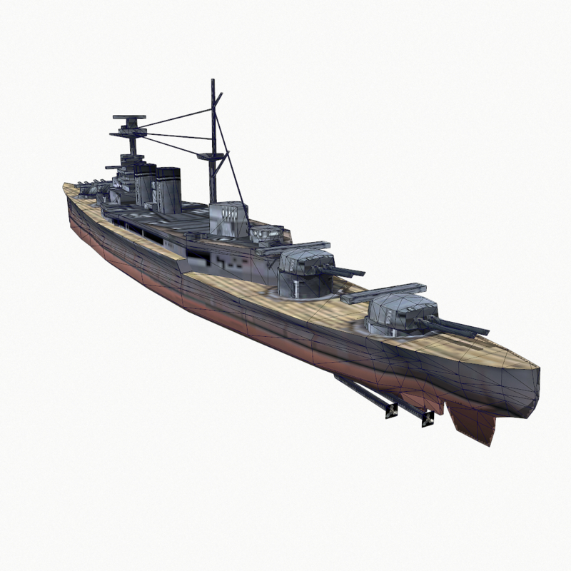 3d admiral-class battlecruisers model