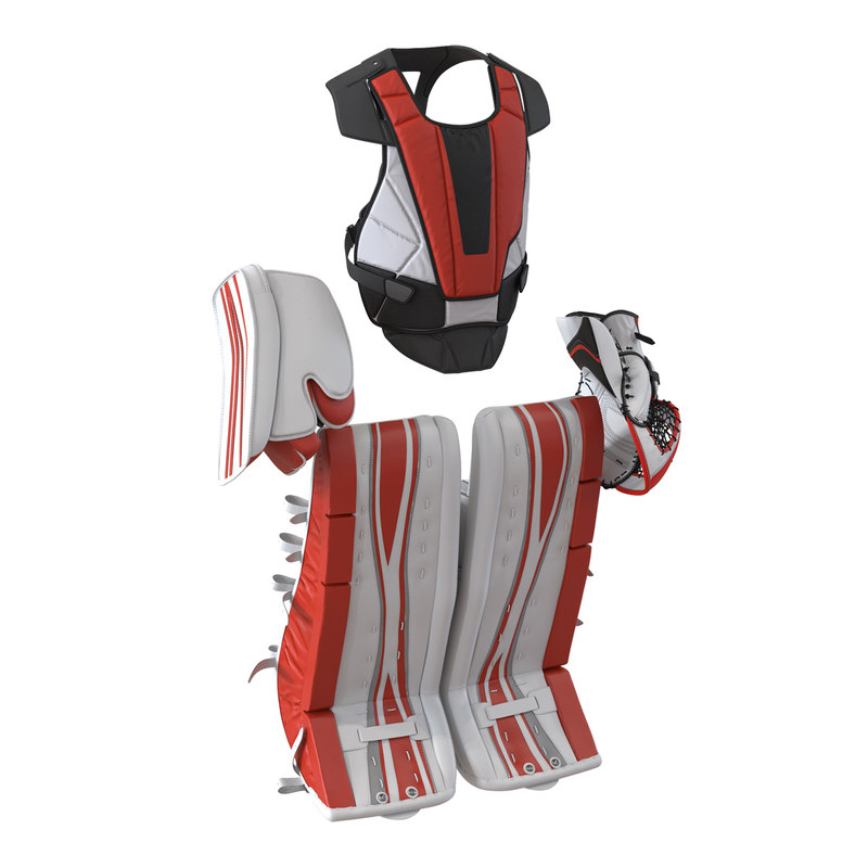 hockey goalie protection kit 3d max