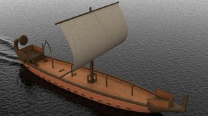 ship egypt 3d model
