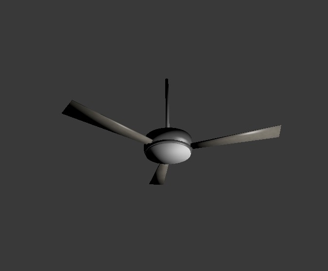 Fan Lamp Animation Obj Free