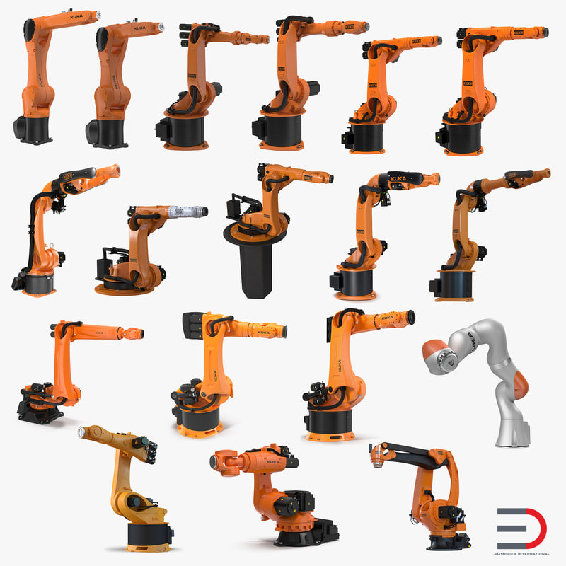 3d Model Kuka Robots 7