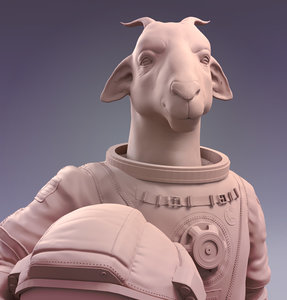 3d goat model