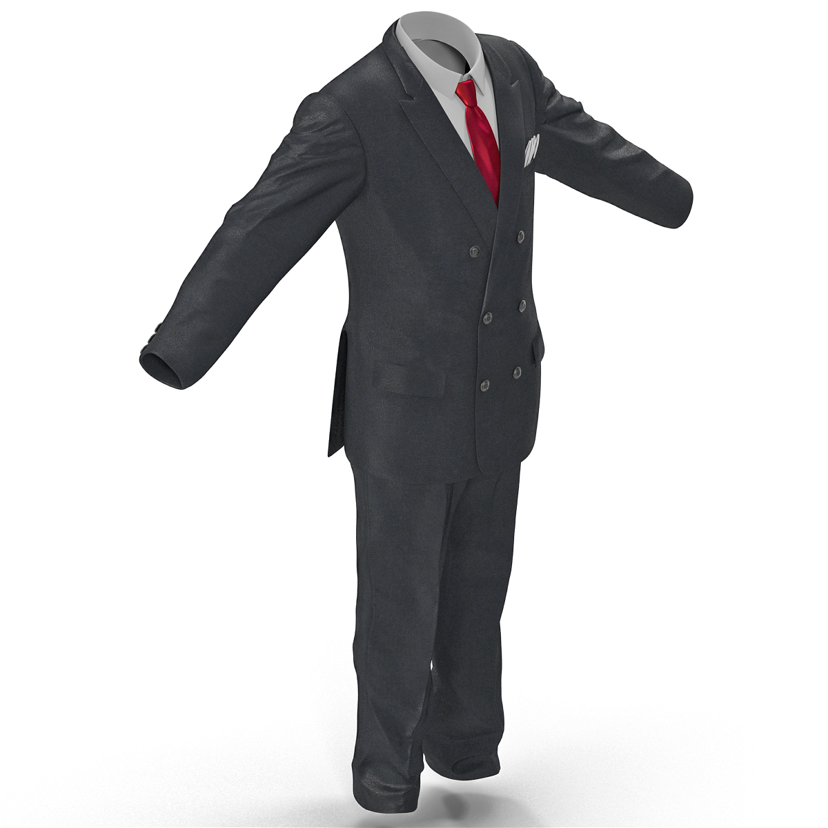 suits set business 3d model