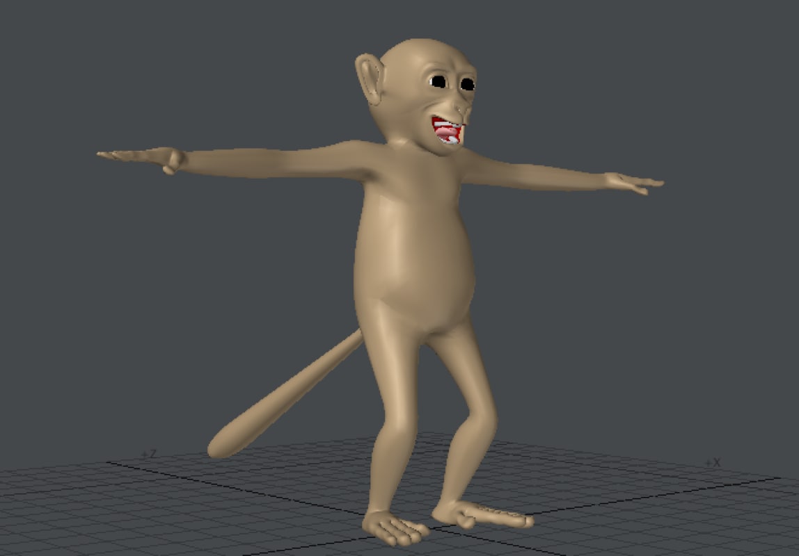 capuchin monkey 3d model