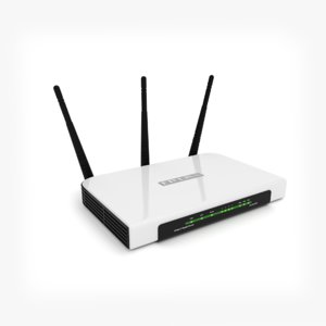 wireless router 3d model