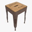 3d model of industrial stool cargo