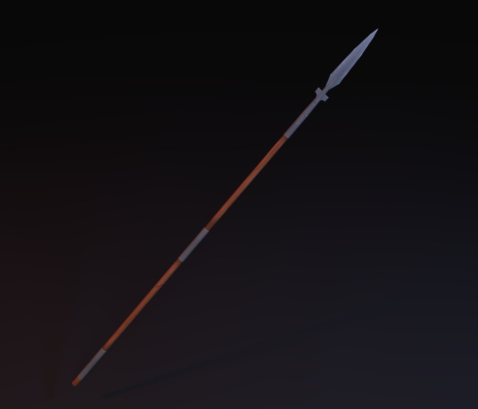 spear 3d model