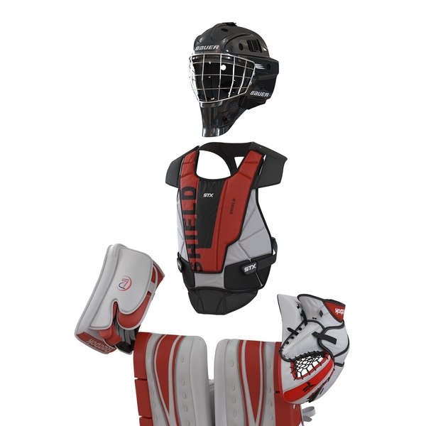 3d hockey goalie protection kit