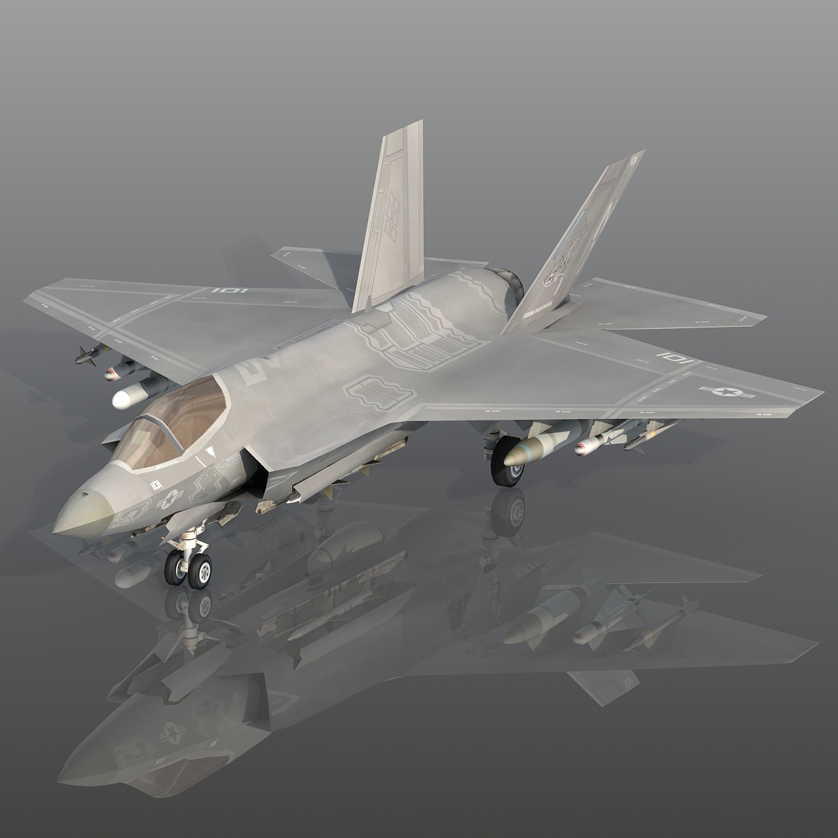 f-35 cv lightning ii 3d model