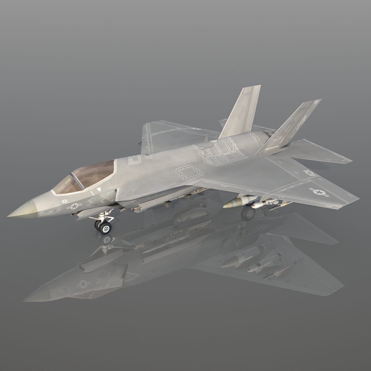 f-35 cv lightning ii 3d model