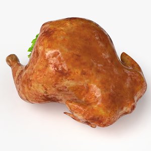 fried chicken 3d model