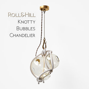 knotty bubbles chandelier 3d model