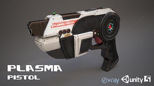 plasma pistol 3d model