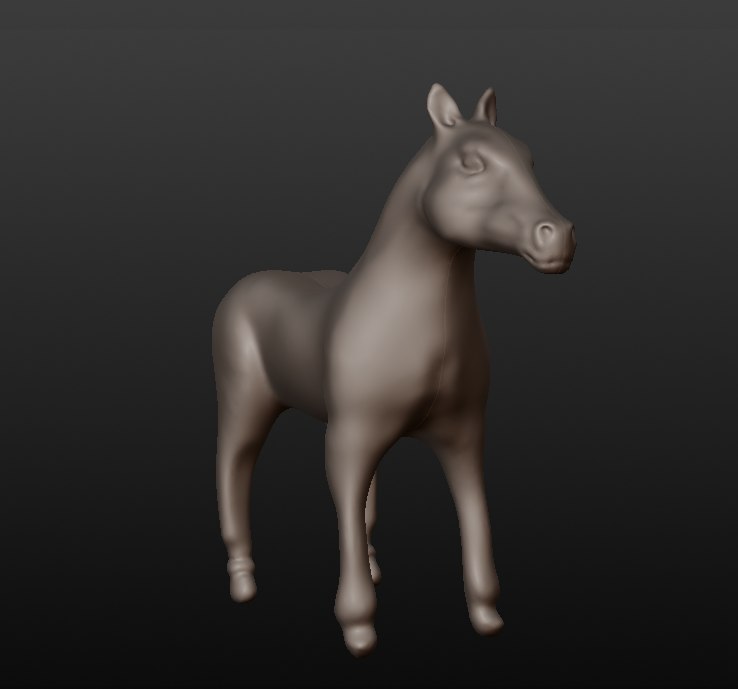 3d model horse