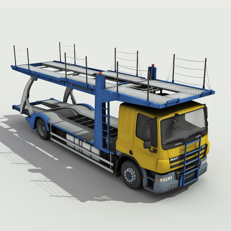 3d model car carrier truck