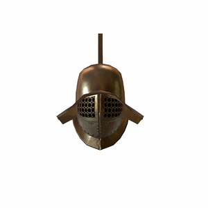 3d roman gladiator helmet model