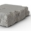 concrete chunk 3d model