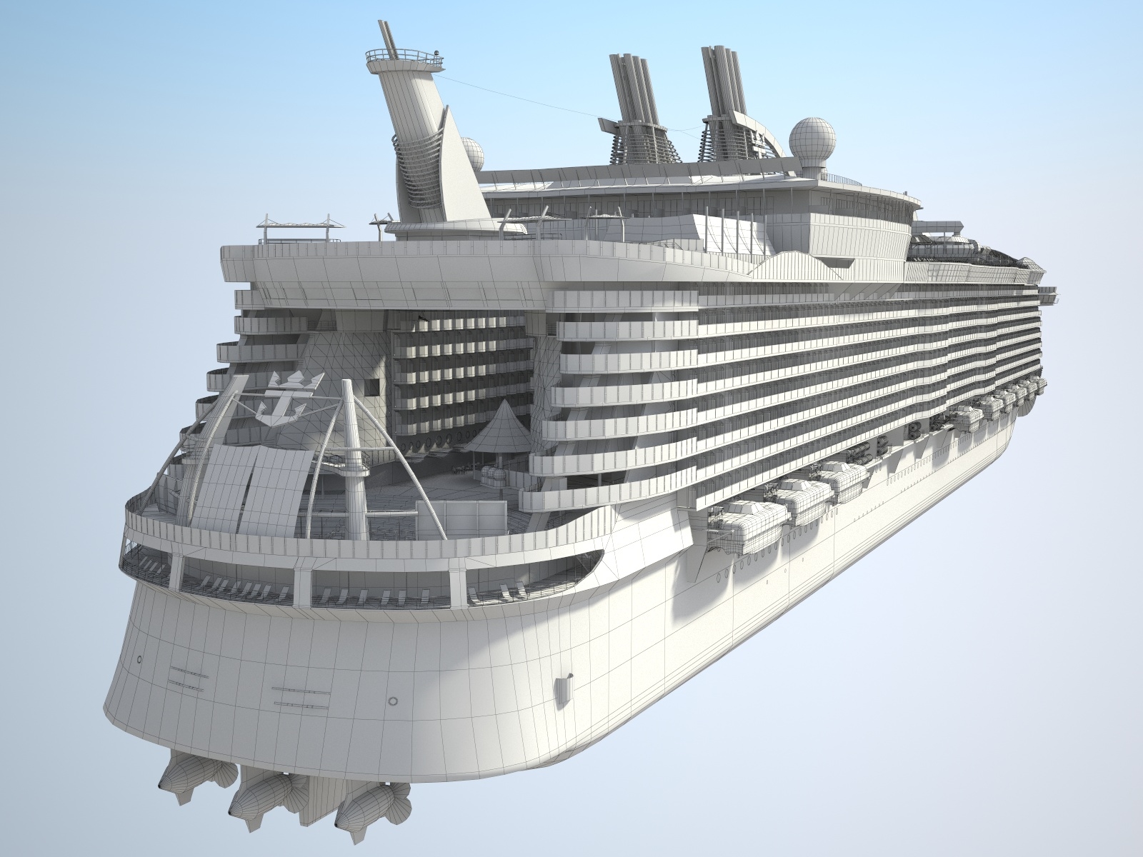 3d allure seas cruise model