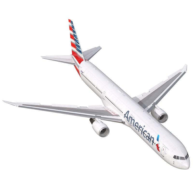 Boeing 767 400er American Airlines 3d Max