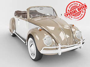 beetle volkswagen 3d model