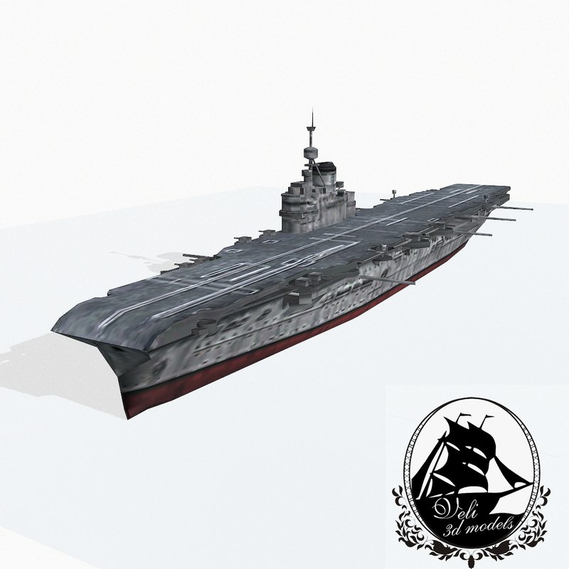 Illustrious Class Aircraft Carrier 3ds