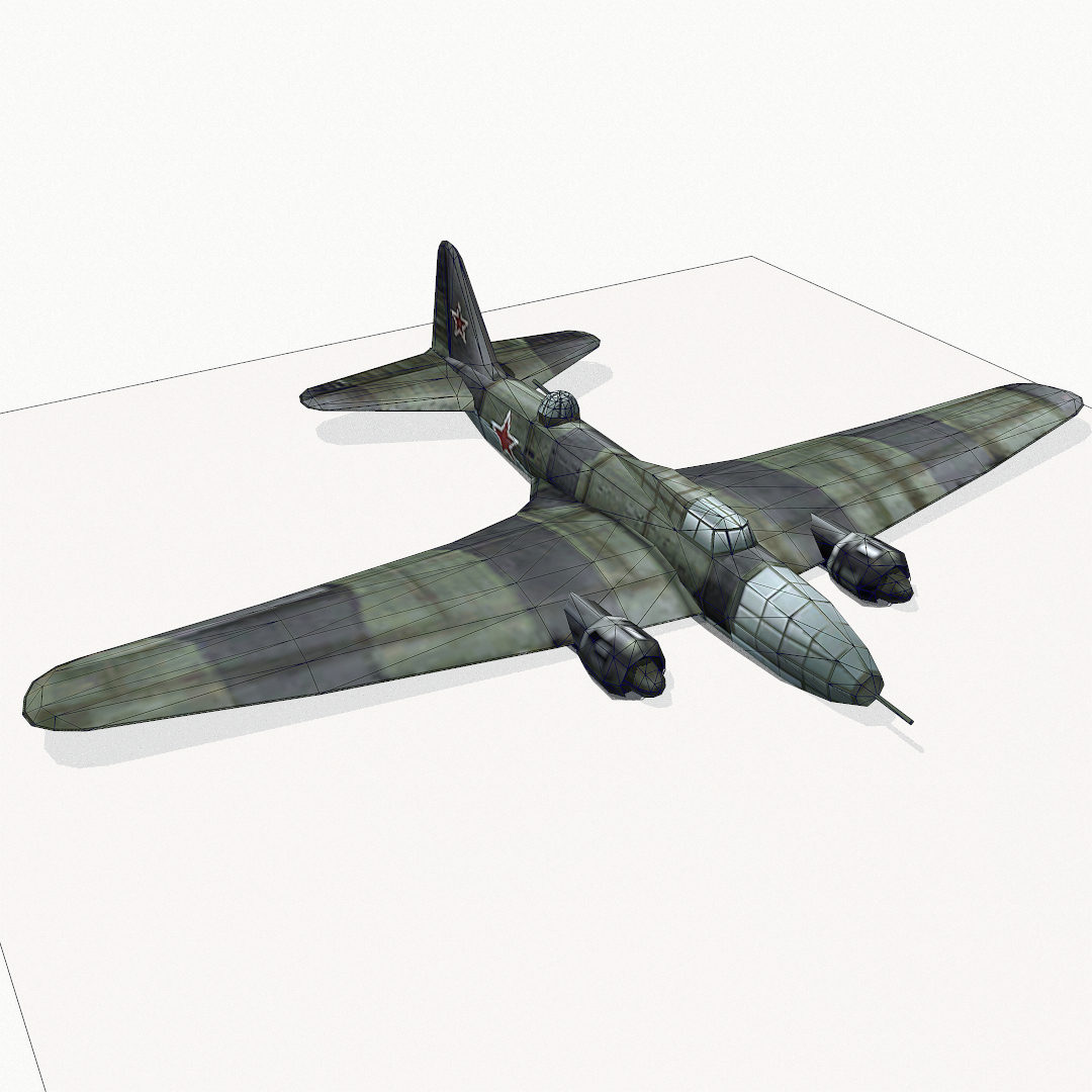 Ilyushin Il 4 Bomber 3d 3ds