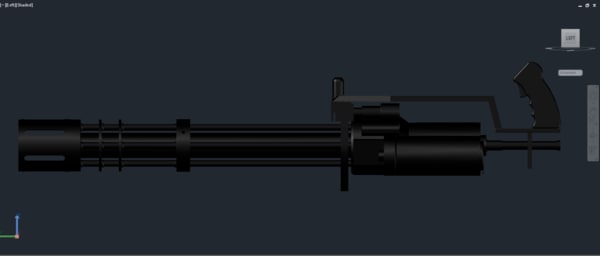 AutoCAD drawing Gun Models | TurboSquid