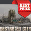 3d - destroyed ruined city