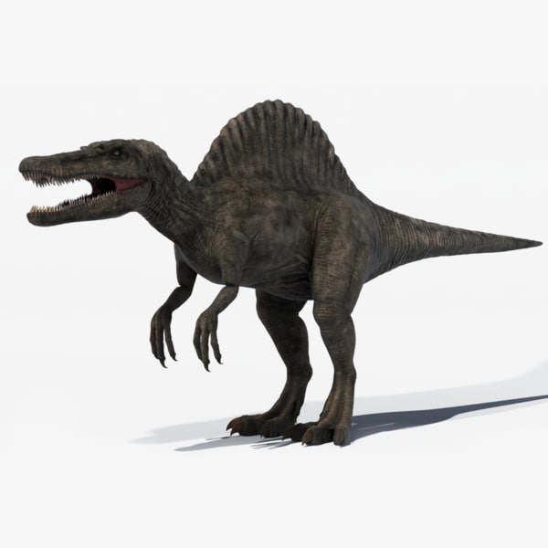 3d model realistic spinosaurus