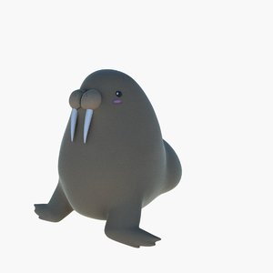3d model walrus