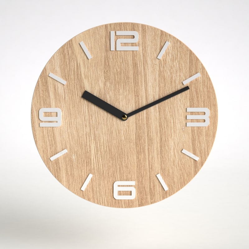 clock mdf 3d max