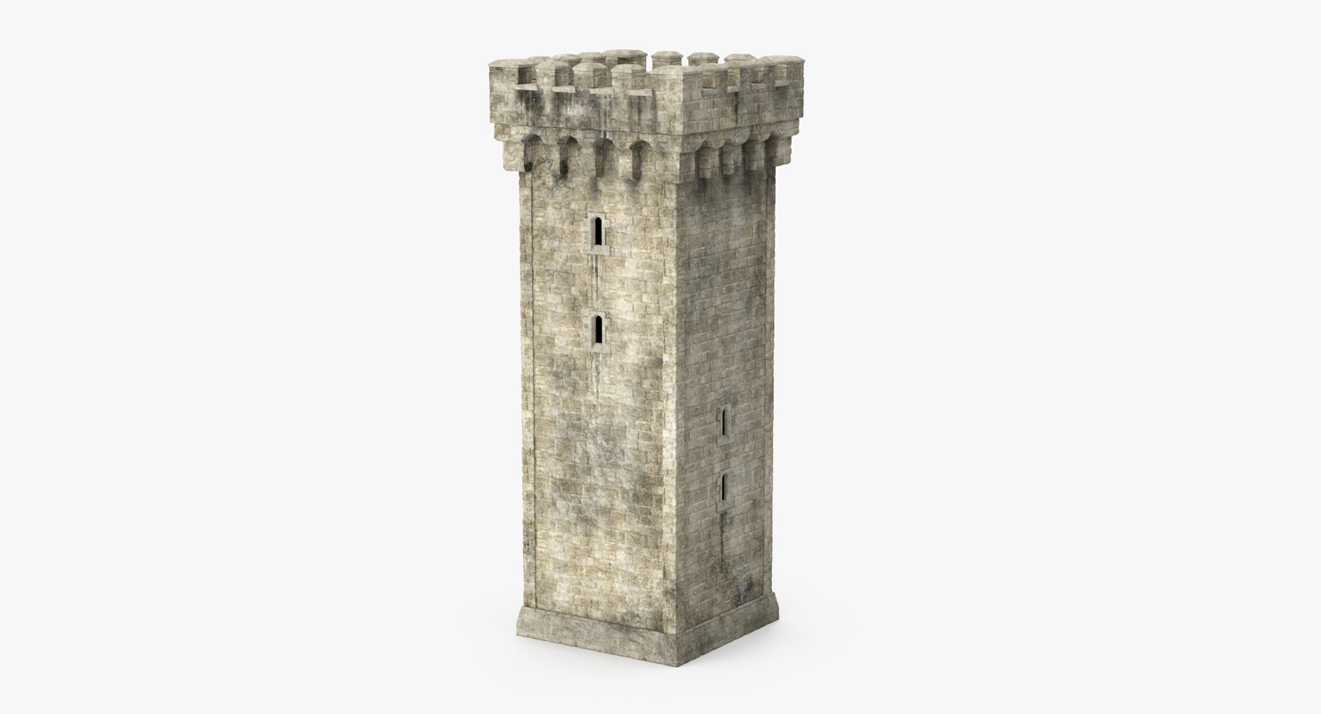 square tower - 3d max