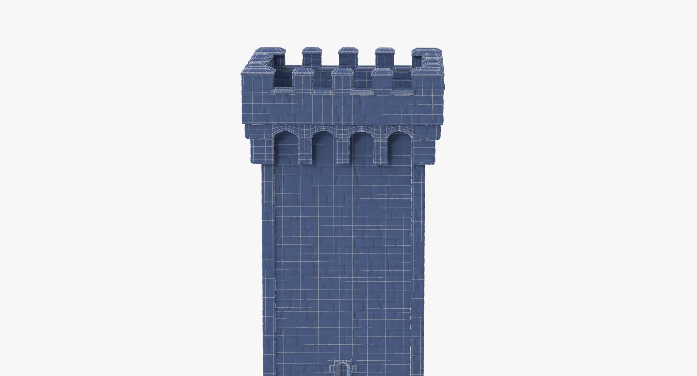 square tower - 3d max