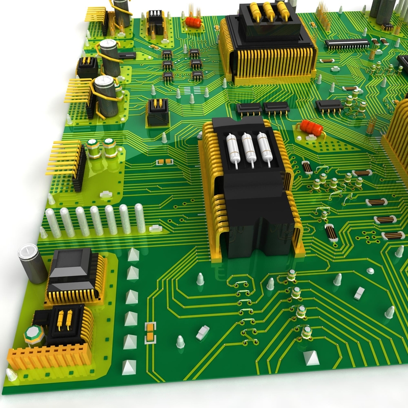 new circuit board 3d model