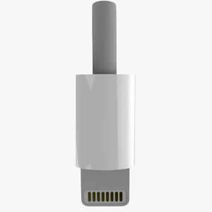 apple plug 3d model