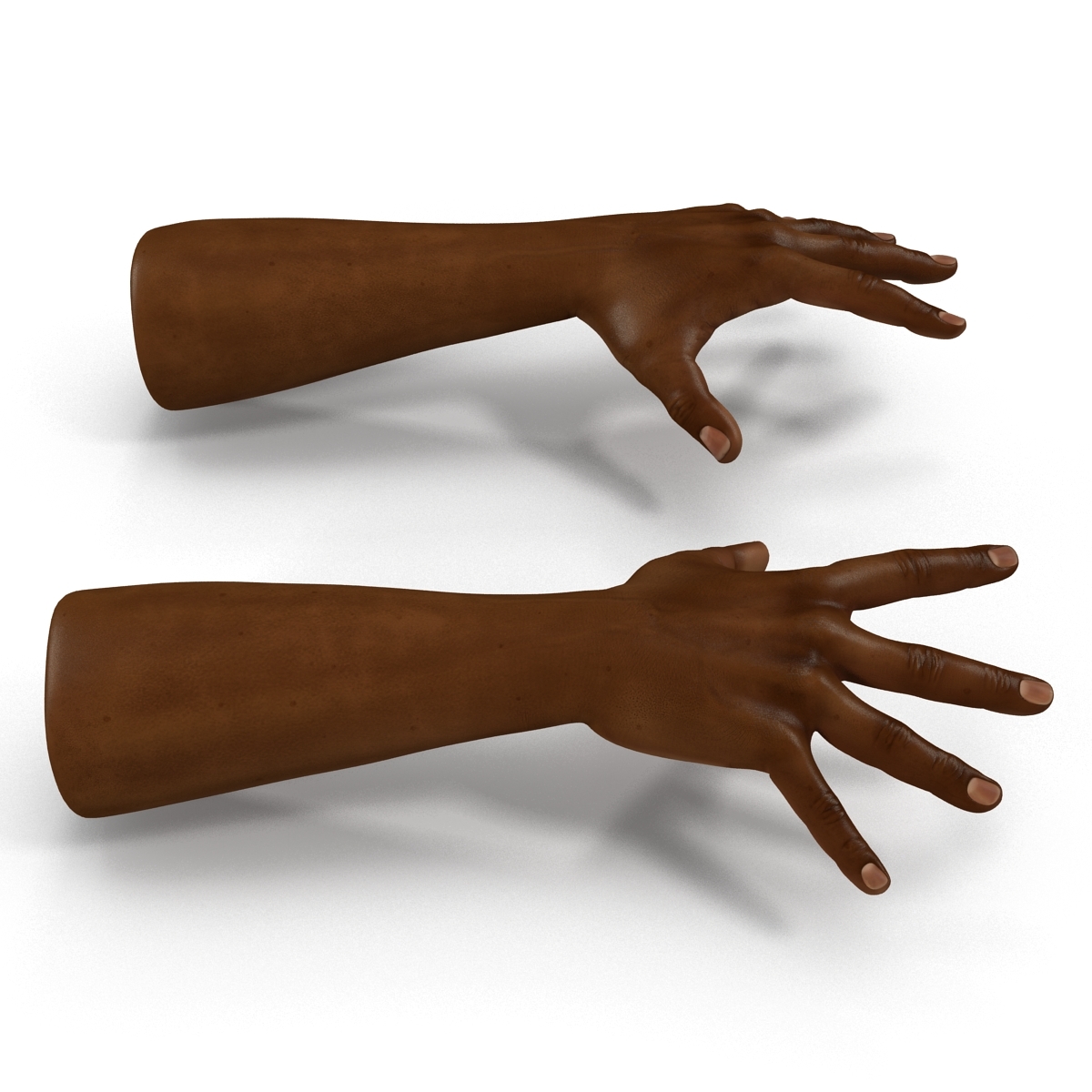 african man hands pose 3d model