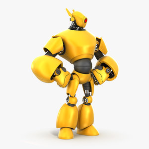 3d model robot bot