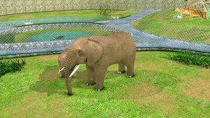 zoo park 3d model