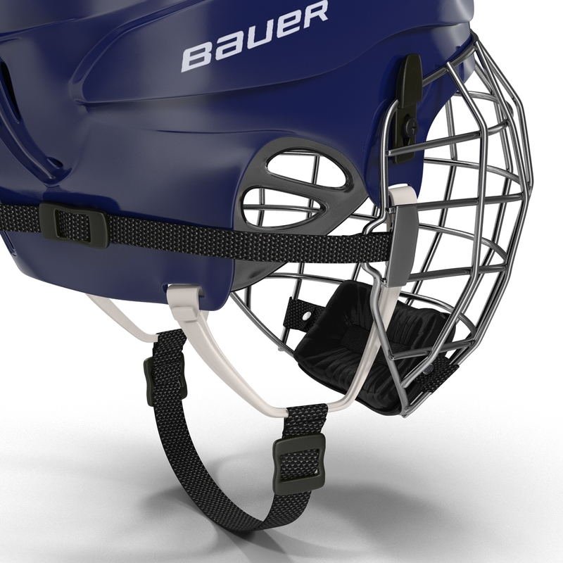 ice hockey helmet blue max