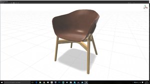 3d pocket chair design model