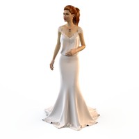 3d model hani-tabib wedding dresses